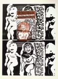 Artist: b'HANRAHAN, Barbara' | Title: b'Play my other side' | Date: 1967 | Technique: b'lithograph, printed in black ink, from three plates'