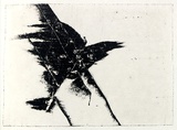 Artist: Roberts, Neil. | Title: Eruptions 3 | Date: 1991 | Technique: pigment-transfer, printed in brown ink, from one bitumen paper plate