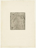 Artist: BOYD, Arthur | Title: Nudes with joined feet. | Date: (1962-63) | Technique: drypoint, printed in black ink, from one plate | Copyright: Reproduced with permission of Bundanon Trust