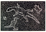 Artist: Purvis, Julie. | Title: not titled [No.17] | Date: 1990 | Technique: woodcut, printed in black ink, from one block