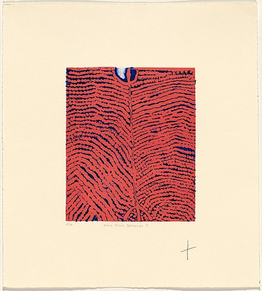 Artist: b'Watson, Judy Napangardi.' | Title: b'mina mina jukurrpa ll' | Date: 2003 | Technique: b'etching, from one zinc plate'