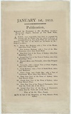 Title: b'Broadside for Views in New South Wales Nos 1-12.' | Date: 1813 | Technique: b'letterpress, printed in black ink'