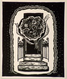 Artist: OGILVIE, Helen | Title: Greeting card: Christmas from Stanley Co Pty Ltd | Technique: wood-engraving, printed in black ink, from one block