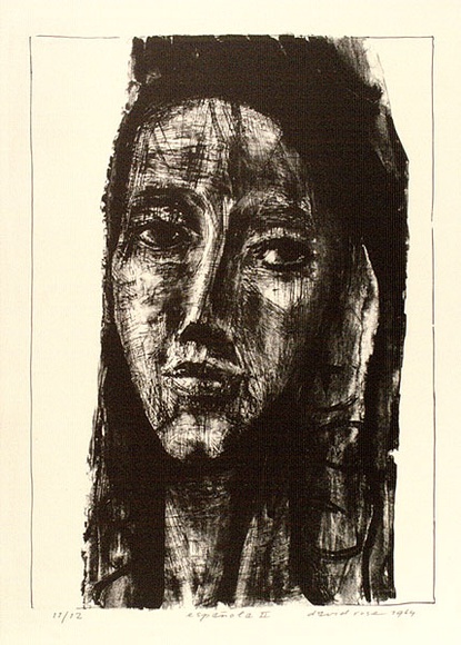 Artist: b'ROSE, David' | Title: b'Espanola II' | Date: 1964 | Technique: b'lithograph, printed in black ink, from one stone'