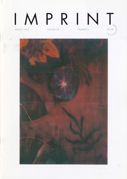 Imprint [Journal of the Print Council of Australia], volume 28, number 3, 1993.