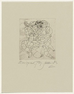 Artist: b'SELLBACH, Udo' | Title: b'not titled' | Date: 1960-80 | Technique: b'etching'