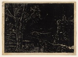 Artist: Gilbert, Kevin. | Title: Christmas Eve in the land of the dispossessed | Date: 1968 | Technique: linocut, printed in black ink, from one block