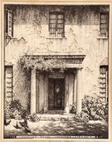 Artist: b'Wilson, Hardy.' | Title: b'Longford House, Tasmania' | Date: 1924 | Technique: b'collotype'