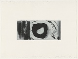 Artist: Capovska, Violeta. | Title: Silver moon with Eureka | Date: 1994 | Technique: etching, printed in black ink, from one plate