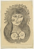 Artist: b'HANRAHAN, Barbara' | Title: b'Miranda' | Date: 1960 | Technique: b'lithograph, printed in black ink, from one stone'
