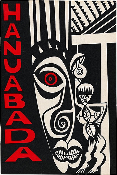 Artist: b'Kasaipwalova, John.' | Title: b'Hanuabada' | Date: 1972 | Technique: b'letterpress'