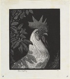 Artist: b'LINDSAY, Lionel' | Title: b'The Emperor' | Date: 1922 | Technique: b'wood-engraving, printed in black ink, from one block' | Copyright: b'Courtesy of the National Library of Australia'