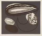 Artist: LEACH-JONES, Alun | Title: not titled [3] | Date: 1991 | Technique: etching, printed in black and grey ink, from two plates | Copyright: Courtesy of the artist