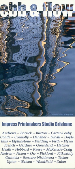 Ebb and flow: Impress Printmakers Studio Brisbane.