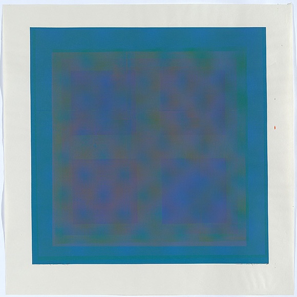 Artist: b'Leveson, Sandra.' | Title: b'No. 1. Print.' | Date: 1970 | Technique: b'screenprint, printed in colour, from multiple stencils'