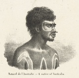 Title: Naturel de l'Australie- A native of Australia | Date: c.1840 | Technique: lithograph, printed in black ink, from one stone [or plate]