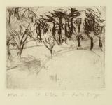Artist: Bragge, Anita. | Title: St Kilda 2. | Date: 1999, March | Technique: drypoint, printed in black ink, from one plate