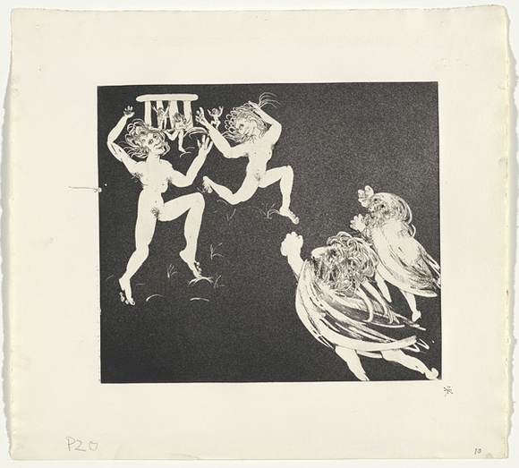 Artist: b'BOYD, Arthur' | Title: b'The women seize the Akropolis.' | Date: (1970) | Technique: b'etching and aquatint, printed in black ink, from one plate' | Copyright: b'Reproduced with permission of Bundanon Trust'