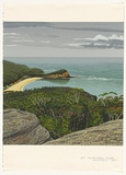 Artist: b'Rose, David.' | Title: b'Maitland Bay, Bouddi' | Date: 1983 | Technique: b'screenprint, printed in colour, from multiple stencils'