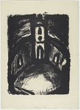 Artist: MADDOCK, Bea | Title: Ruined church | Date: 1961 | Technique: lithograph, printed in black ink, from one stone