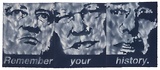 Artist: Azlan. | Title: Remember your history. | Date: 2003 | Technique: stencil, printed in white ink, from multiple stencils