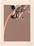 Artist: b'Whiteley, Brett.' | Title: b'Swinging monkey [3].' | Date: 1965 | Technique: b'screenprint, printed in colour, from five stencils' | Copyright: b'This work appears on the screen courtesy of the estate of Brett Whiteley'