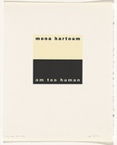 Artist: Burgess, Peter. | Title: mona hartoum: am too human. | Date: 2001 | Technique: computer generated inkjet prints, printed in colour, from digital file