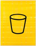 Artist: b'Band, David.' | Title: b'Untitled [4]. black cup' | Date: 1997 | Technique: b'screenprint, printed in colour, from five stencils'