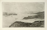 Artist: SIDMAN, William | Title: Sydney. The Harbour from Watson's Bay | Date: 1890s | Technique: etching, printed in black ink with plate-tone, from one copper plate