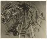 Artist: b'Bainbridge, John.' | Title: b'(mines underground).' | Date: (1939-59) | Technique: b'gelatin silver photograph'