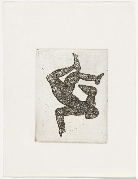 Artist: b'SELLBACH, Udo' | Title: b'not titled' | Date: 1987 | Technique: b'etching, printed in black ink with plate-tone, from one copper plate'