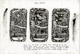 Artist: Franklin, Annie. | Title: Golf course. | Date: 1992 | Technique: etching, printed in dark brown ink, from thee plates