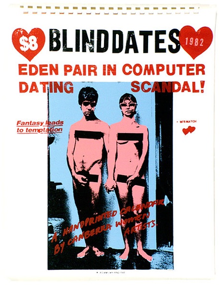 Artist: b'VARIOUS' | Title: b'Blind dates calendar 1982 (women).' | Date: 1981 | Technique: b'screenprint, printed in colour, from multiple stencils'