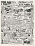 Artist: b'Kelly, William.' | Title: b'Dialogue III media.' | Date: 1988-93 | Technique: b'screenprint, printed in black ink, from one stencil'