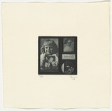 Artist: Perrow, Deborah. | Title: not titled [Wolstenholme, Blackpool] | Date: 1979 | Technique: photo-etching, printed in black ink with plate-tone, from one plate