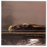 Artist: b'Daws, Lawrence.' | Title: b'Burning train.' | Date: 1970 - 1972 | Technique: b'screenprint, printed in colour, from multiple stencils'