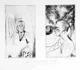 Artist: COLEING, Tony | Title: Erica. | Date: 1986 | Technique: drypoint, printed in black ink, from one copper plate