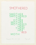 Artist: b'TIPPING, Richard' | Title: b'Smothered: design for neon 1980' | Date: 1989