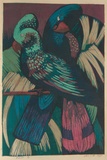 Artist: Higgs, Florence. | Title: Parrots. | Date: 1955 (about)