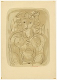 Artist: SELLBACH, Udo | Title: Heller art II | Date: 1952 | Technique: lithograph, printed in colour, from three stones [or plates]