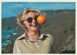 Artist: b'WICKS, Arthur' | Title: b'Postcard: Ineke and Orange' | Date: 1981 | Technique: b'offset-lithograph, printed in colour, from multiple plates'