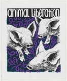 Artist: b'WORSTEAD, Paul' | Title: b'Animal Liberation' | Date: 1984 | Technique: b'screenprint, printed in colour, from three stencils' | Copyright: b'This work appears on screen courtesy of the artist'