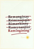 Artist: b'Artist unknown' | Title: b'Ramingining' | Date: c.1992 | Technique: b'screenprint'