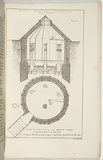 Title: Magnetic observatory Flagstaff Hill, Melbourne, plan and section of the horary house. | Date: 1858-1859 | Technique: lithograph, printed in black ink, from one stone