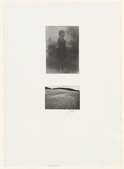 Artist: b'Foley, Fiona.' | Title: b'not titled' | Date: 1997 | Technique: b'photo-etching, printed in black ink, from one plate; gelatin silver photograph' | Copyright: b'\xc2\xa9 Fiona Foley'