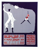 Artist: b'Bolzan, Rick.' | Title: b'The roll your own ragtime cabaret and A play called sex.' | Date: 1975 | Technique: b'screenprint, printed in colour, from three stencils'