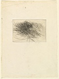 Artist: b'Halpern, Stacha.' | Title: b'not titled [Lines]' | Date: (1956-58) | Technique: b'etching, printed in black ink, from one plate'