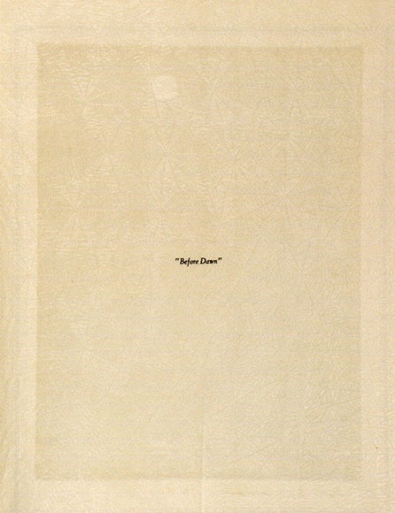 Artist: Flett, James. | Title: Before Dawn. | Date: 1931 | Technique: embossing, letterpress