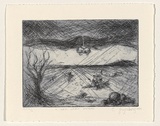 Artist: b'Grynberg, Carmella.' | Title: b'A new spirit enters' | Date: 1999, 5 November | Technique: b'etching and drypoint, printed in black ink, from one plate'