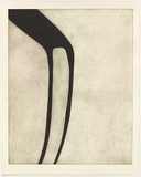 Artist: b'Wright, Judith.' | Title: b'One dances' | Date: 2004 | Technique: b'etching, printed in sepia ink, from one copper plate' | Copyright: b'\xc2\xa9 Judith Wright'